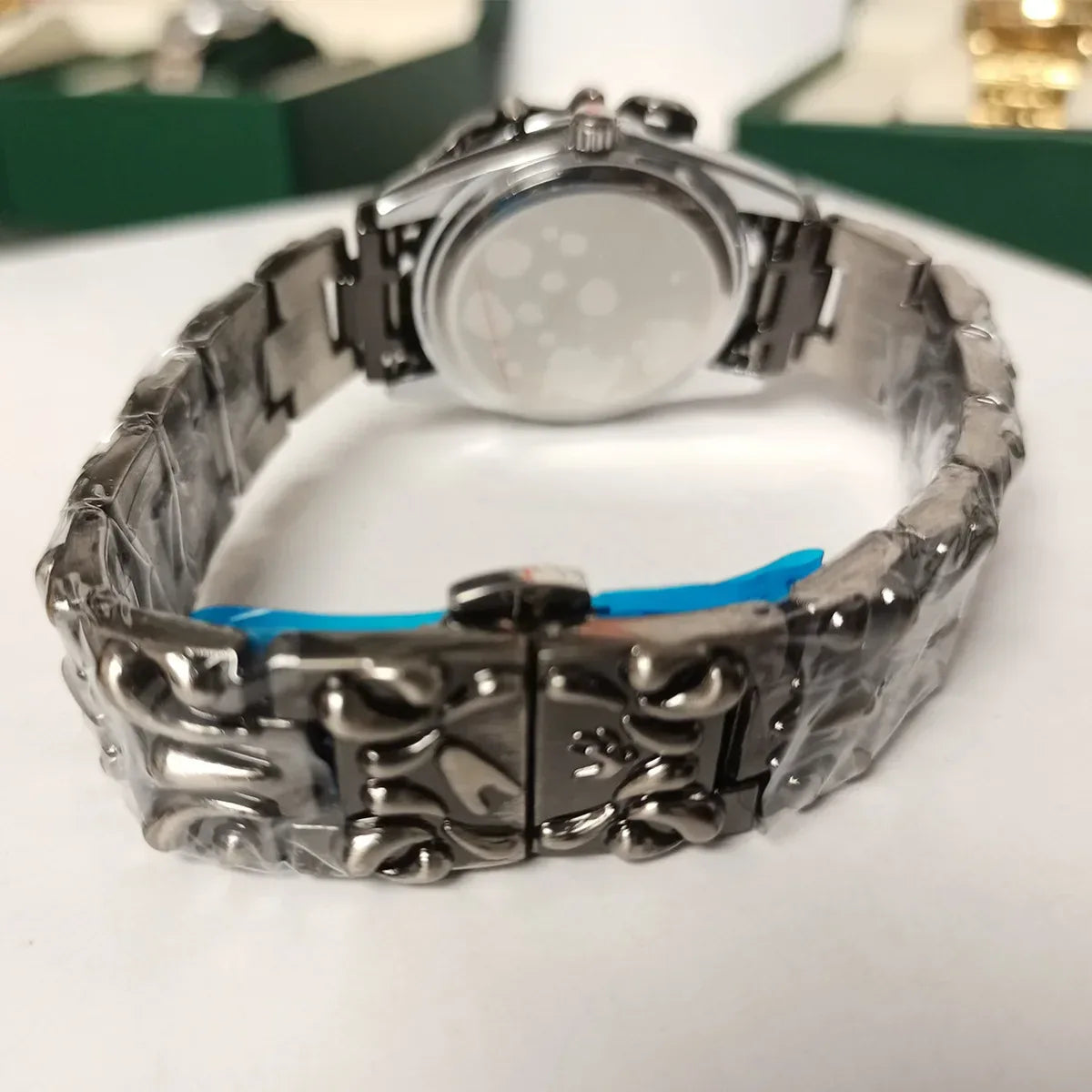 Classic Claw Alabaster Men's Watch | Luxury Calendar Quartz Wristwatch | 2026 Iced Out Watch Style | Male Clock Gifts | Relogio Masculino | Caratix - CaratixJewelry