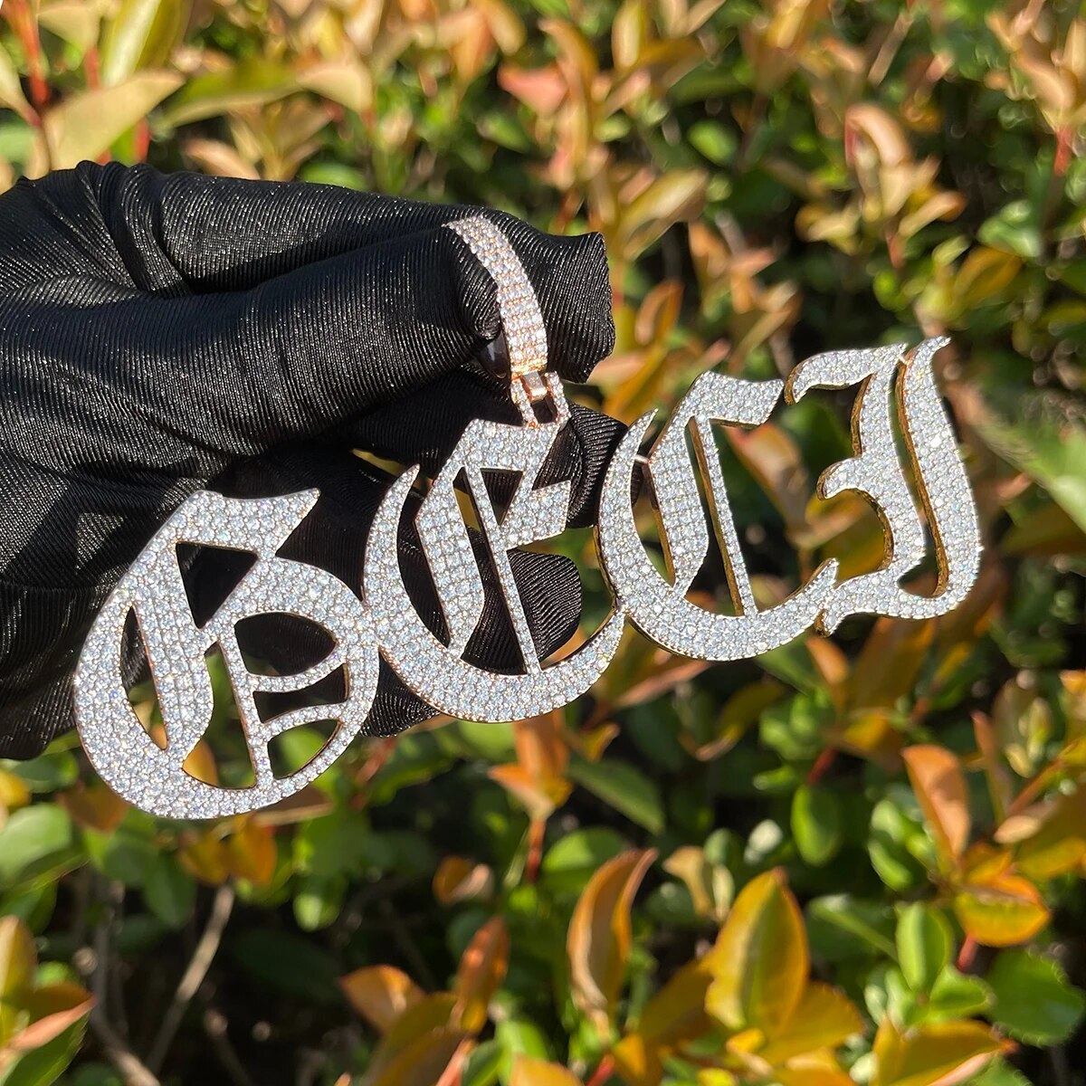 Thin Luxury Iced Out Personalized Custom Name Necklace Pendant - Premium Custom Jewelry