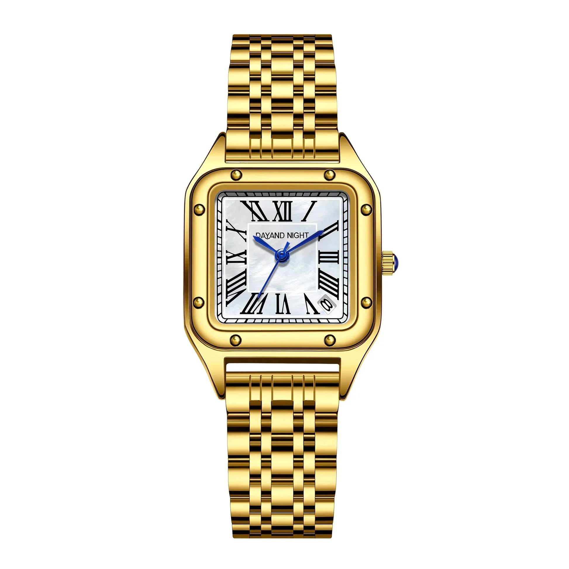 Luxury Fashion Couple's Watches | Stainless Steel Iced Out Watch Set for Men & Women | Matching Quartz Timepieces | Carati - CaratixJewelry