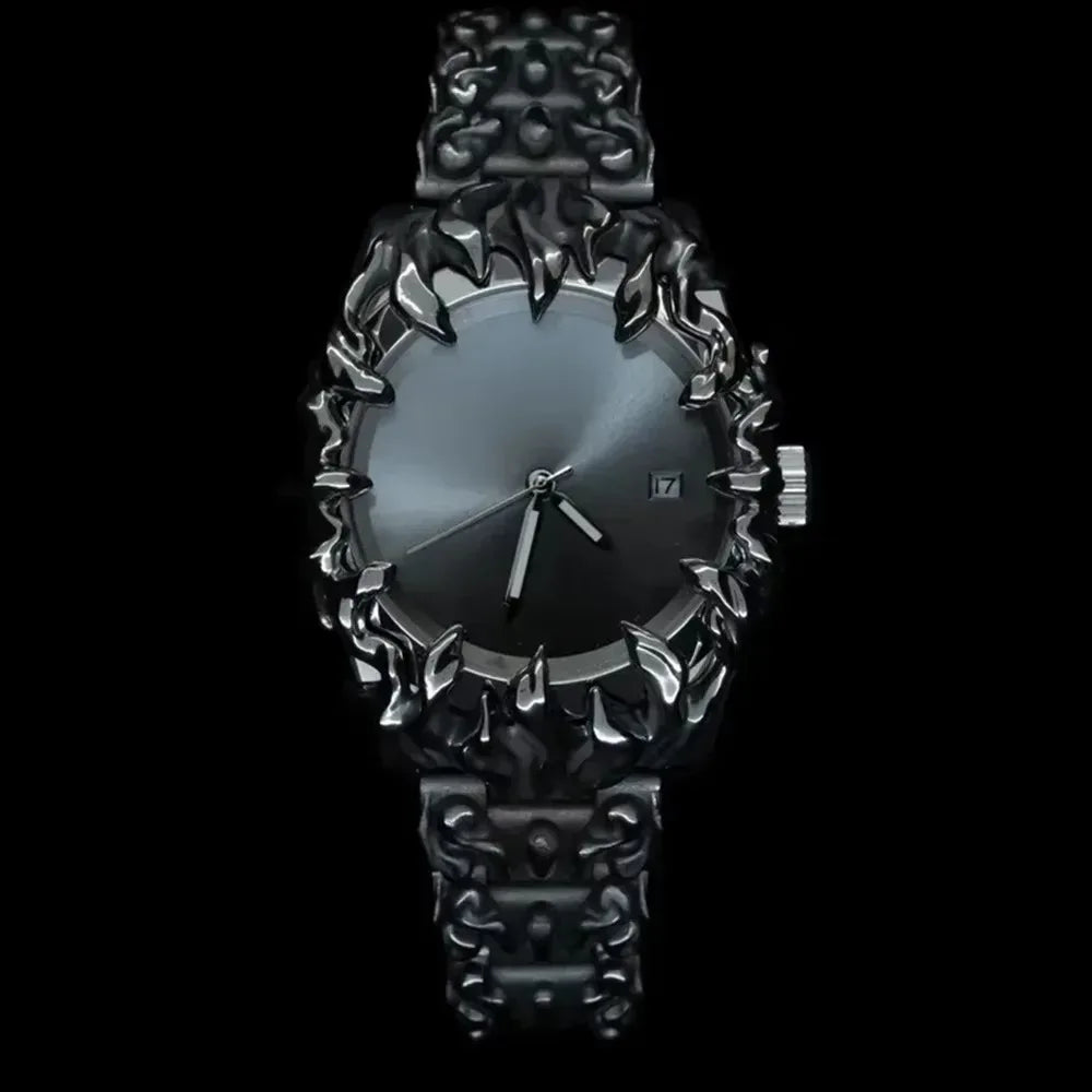 Classic Retro Claw Style Y2K Watch for Men | Alien Advanced Ins Niche Design | Cool European & American Fashion Iced Out Watch | Caratix - CaratixJewelry