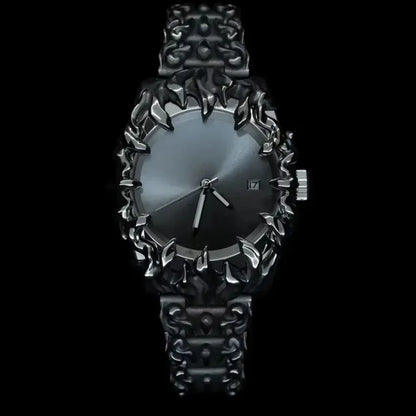 Classic Retro Claw Style Y2K Watch for Men | Alien Advanced Ins Niche Design | Cool European & American Fashion Iced Out Watch | Caratix - CaratixJewelry