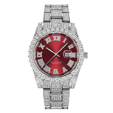 Luxury Top Brand Hip Hop Iced Out Watch | Full Men's Quartz Wristwatch | Reloj Hombre 2026 | Male Gold Clock Gift | Drop Shipping | Caratix - CaratixJewelry