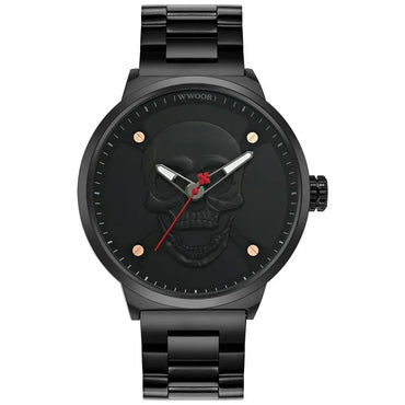 Luxury Skull Watch for Men | Creative Stainless Steel Sports Watch | Top Brand Waterproof Quartz Wristwatch | Iced Out Watch 2026 | Male Fashion Clock | Caratix - CaratixJewelry