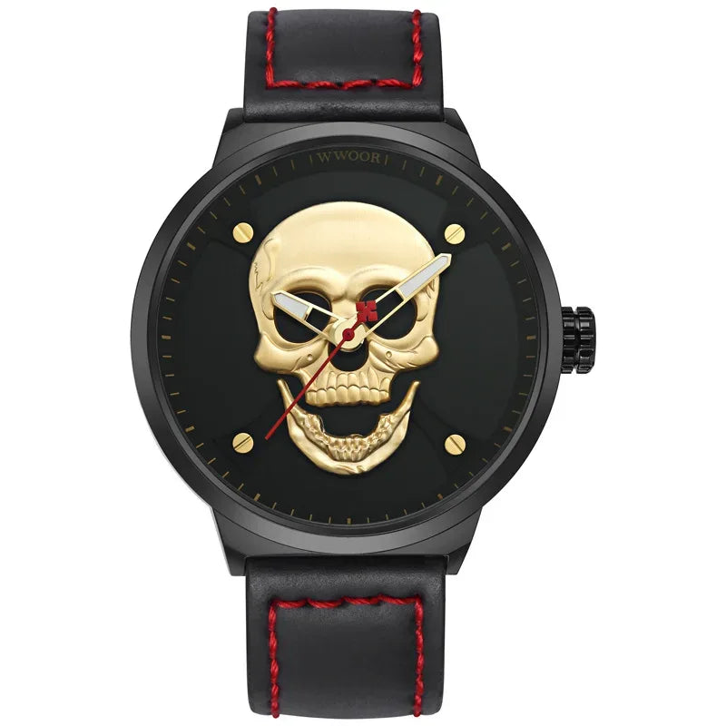 Luxury Skull Watch for Men | Creative Stainless Steel Sports Watch | Top Brand Waterproof Quartz Wristwatch | Iced Out Watch 2026 | Male Fashion Clock | Caratix - CaratixJewelry