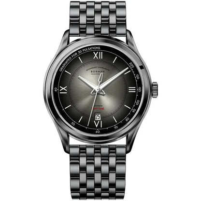 Luxury Men's Automatic Watch | Mechanical Gradient Dial Iced Out Watch | 2026 Fashion Waterproof Sapphire Wristwatch | Auto Date Male Dress Clock | Caratix - CaratixJewelry