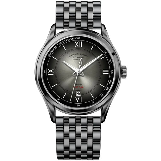 Luxury Men's Automatic Watch | Mechanical Gradient Dial Iced Out Watch | 2026 Fashion Waterproof Sapphire Wristwatch | Auto Date Male Dress Clock | Caratix - CaratixJewelry