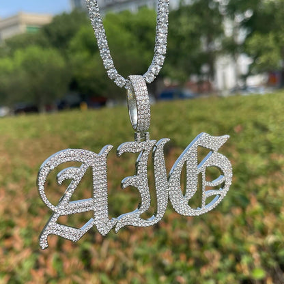 Thin Luxury Iced Out Personalized Custom Name Necklace Pendant - Premium Custom Jewelry