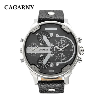 Classic Gold Men's Watch Top Brand Luxury | Large Dial Steel Band Quartz Wristwatch | 2026 Iced Out Watch Style | Relogio Masculino | Caratix - CaratixJewelry