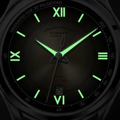 Luxury Men's Automatic Watch | Mechanical Gradient Dial Iced Out Watch | 2026 Fashion Waterproof Sapphire Wristwatch | Auto Date Male Dress Clock | Caratix - CaratixJewelry