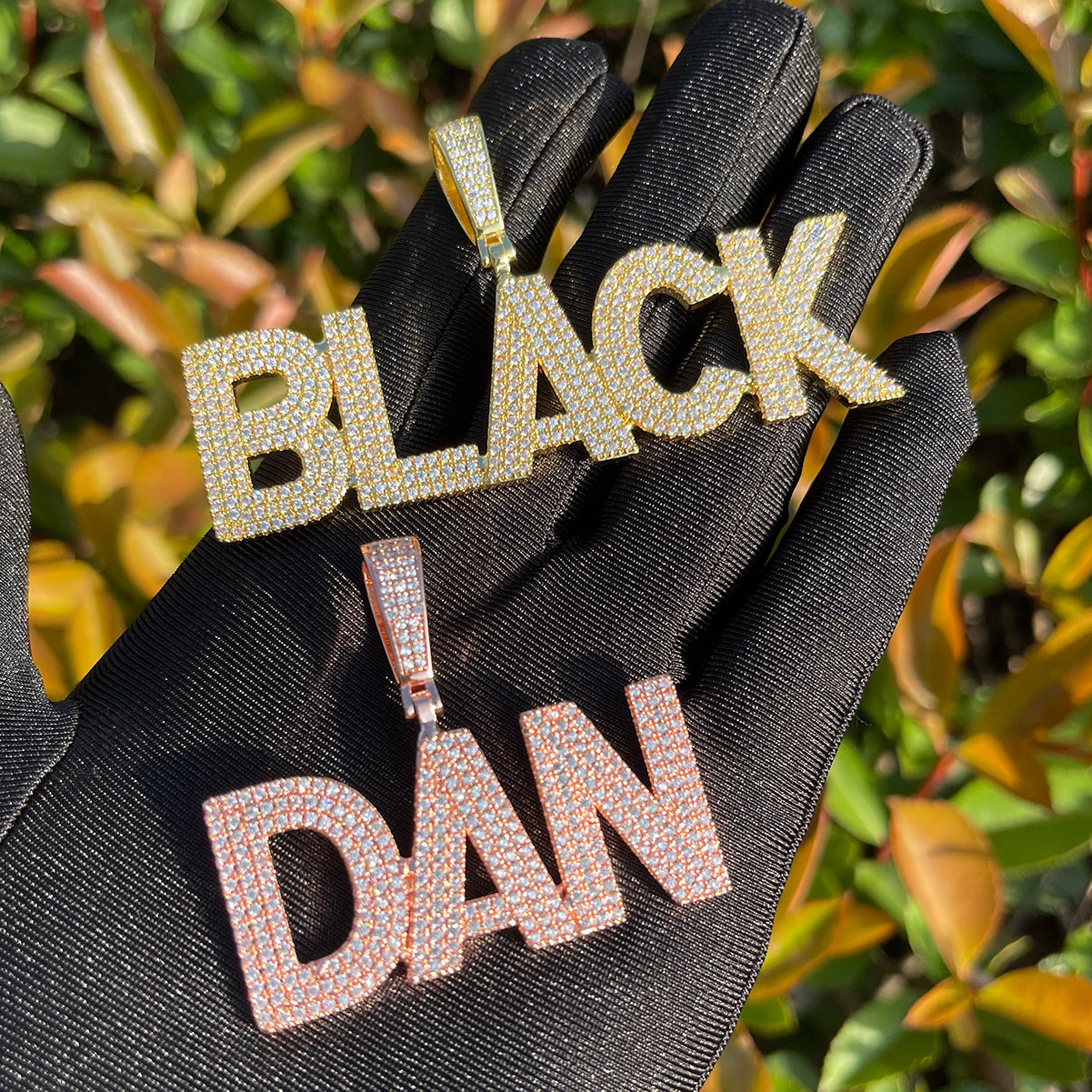 Pure Minimal Iced Out Personalized Custom Name Necklace Pendant - Luxury Custom Jewelry