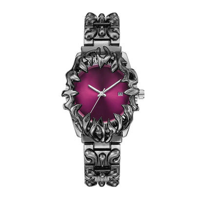 Classic Claw Alabaster Men's Watch | Luxury Calendar Quartz Wristwatch | 2026 Iced Out Watch Style | Male Clock Gifts | Relogio Masculino | Caratix - CaratixJewelry