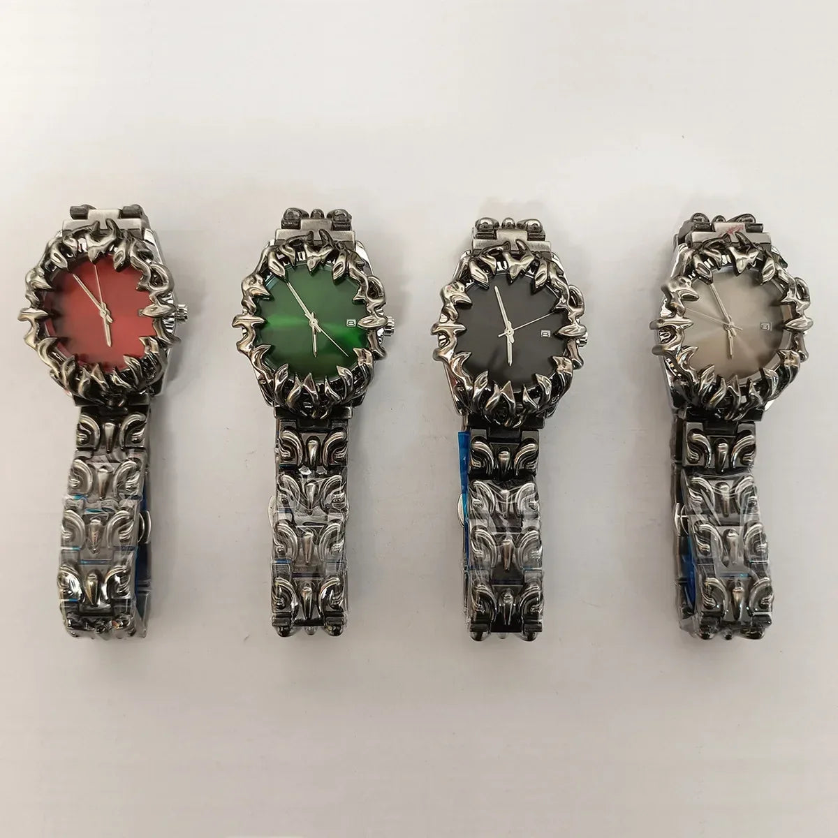 Classic Claw Alabaster Men's Watch | Luxury Calendar Quartz Wristwatch | 2026 Iced Out Watch Style | Male Clock Gifts | Relogio Masculino | Caratix - CaratixJewelry