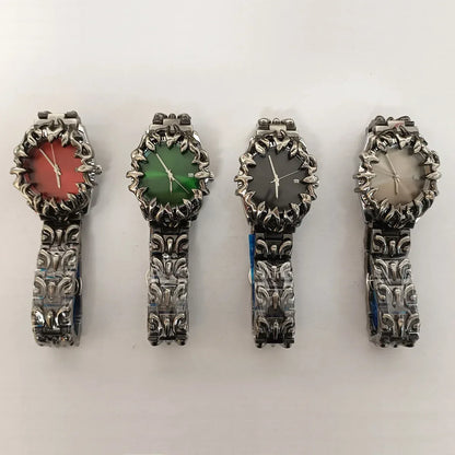 Classic Claw Alabaster Men's Watch | Luxury Calendar Quartz Wristwatch | 2026 Iced Out Watch Style | Male Clock Gifts | Relogio Masculino | Caratix - CaratixJewelry