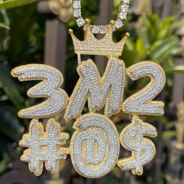 King Style Customize Anything Iced Out Personalized Custom Name Necklace Pendant - Luxury Custom Jewelry - CaratixJewelry