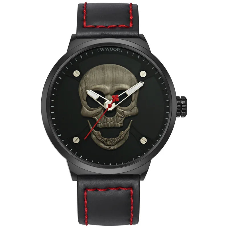 Luxury Skull Watch for Men | Creative Stainless Steel Sports Watch | Top Brand Waterproof Quartz Wristwatch | Iced Out Watch 2026 | Male Fashion Clock | Caratix - CaratixJewelry