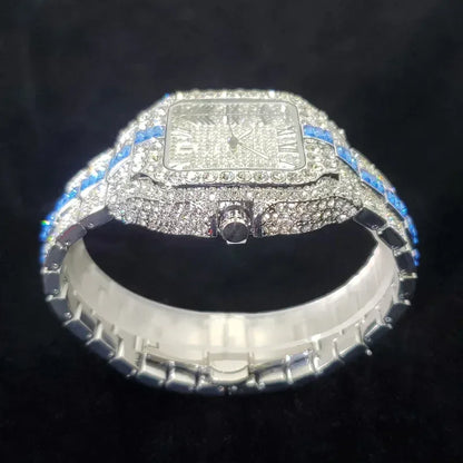 Luxury Designer Style Watch for Men | Hip Hop Iced Out Rapper Accessory | 2026 Bling Quartz Wristwatch | Gift for Hip Hop Lover | Caratix - CaratixJewelry