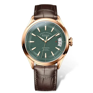 Luxury 43.5mm Men's Automatic Watch | Vintage Mechanical 5Bar Waterproof Clock | Sapphire Mirror Iced Out Watch | 2026 New Business Luminous Timepiece | Caratix - CaratixJewelry