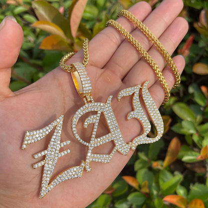 Thin Luxury Iced Out Personalized Custom Name Necklace Pendant - Premium Custom Jewelry