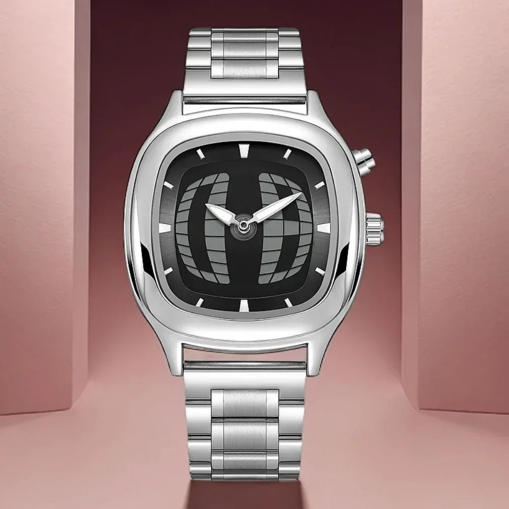 Luxury Dual Display Men's Watch | New Cool Waterproof Quartz Wristwatch | Digital Analog Iced Out Watch Style | 2026 Relogio Masculino | Caratix - CaratixJewelry