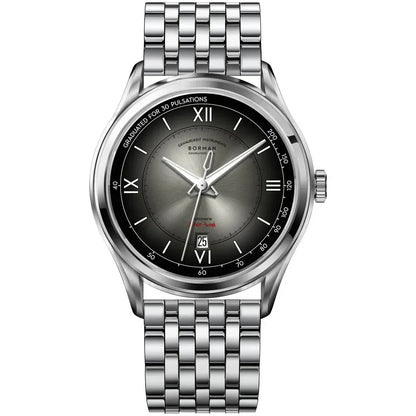 Luxury Men's Automatic Watch | Mechanical Gradient Dial Iced Out Watch | 2026 Fashion Waterproof Sapphire Wristwatch | Auto Date Male Dress Clock | Caratix - CaratixJewelry