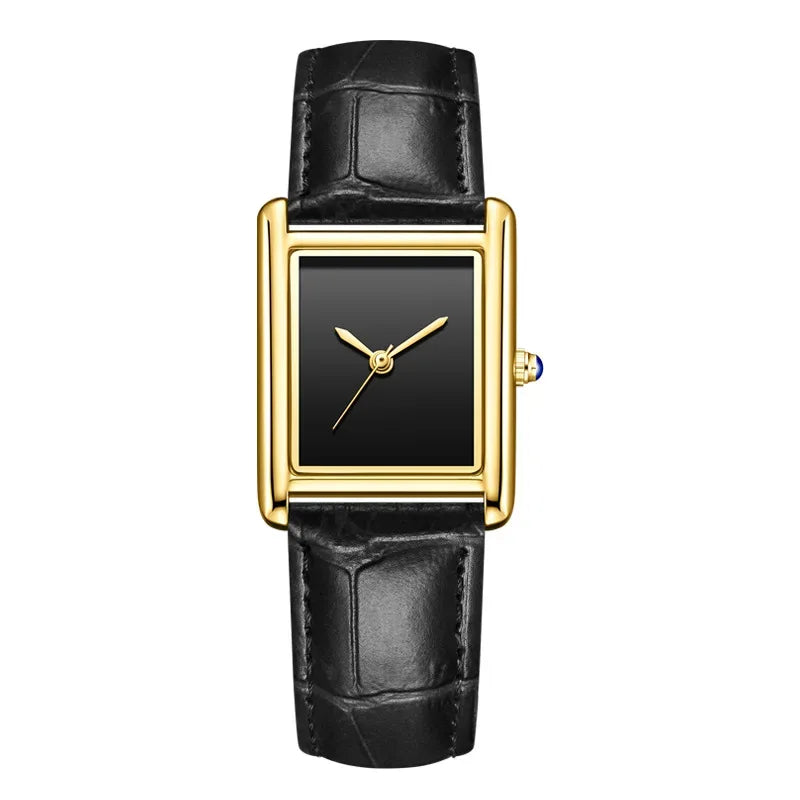 Luxury Couple's Watch Set for Women & Men | Elegant Leather Strap Quartz Wristwatch | Waterproof Iced Out Watch Style | 2026 New Fashion Gift | Caratix - CaratixJewelry