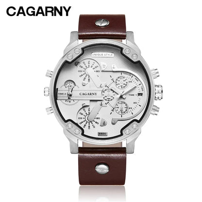 Classic Gold Men's Watch Top Brand Luxury | Large Dial Steel Band Quartz Wristwatch | 2026 Iced Out Watch Style | Relogio Masculino | Caratix - CaratixJewelry