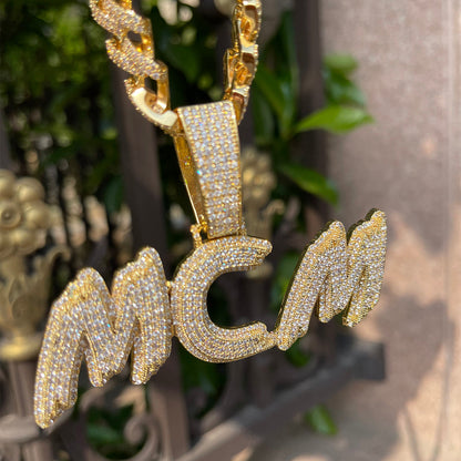 Trend Luxury Design Iced Out Personalized Custom Name Necklace Pendant - Premium Custom Jewelry