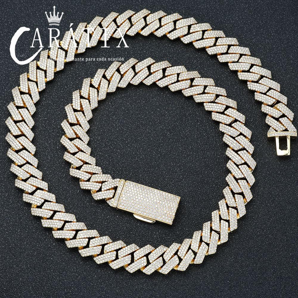 CARÁTIX – 16mm Chunky Cuban Link Chain Necklace | Hip Hop Rock Jewelry for Men & Women