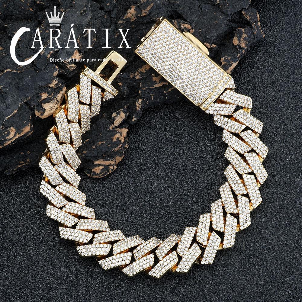 CARÁTIX – 16mm Chunky Cuban Link Chain Necklace | Hip Hop Rock Jewelry for Men & Women