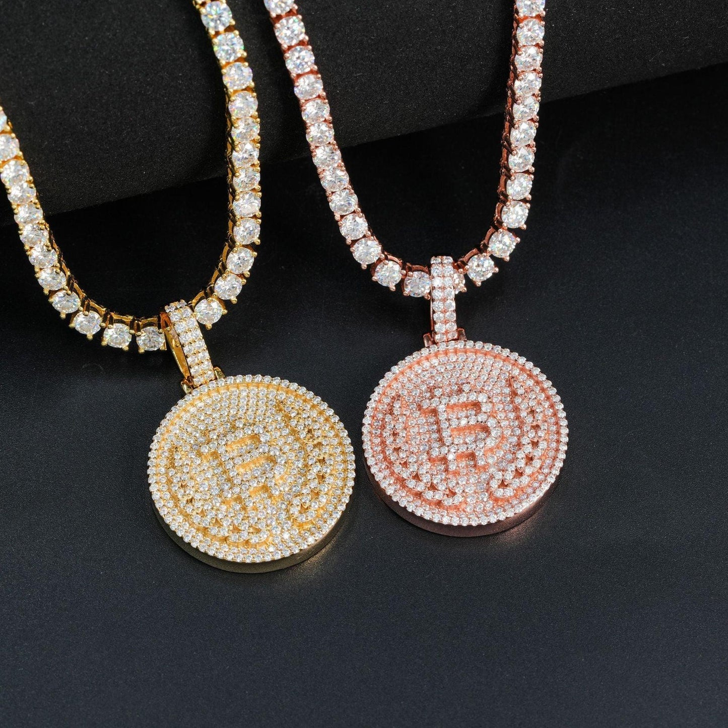 Bitcoin Hip-Hop Moissanite Pendant – S925 Silver Moissanite Jewelry - CaratixJewelry