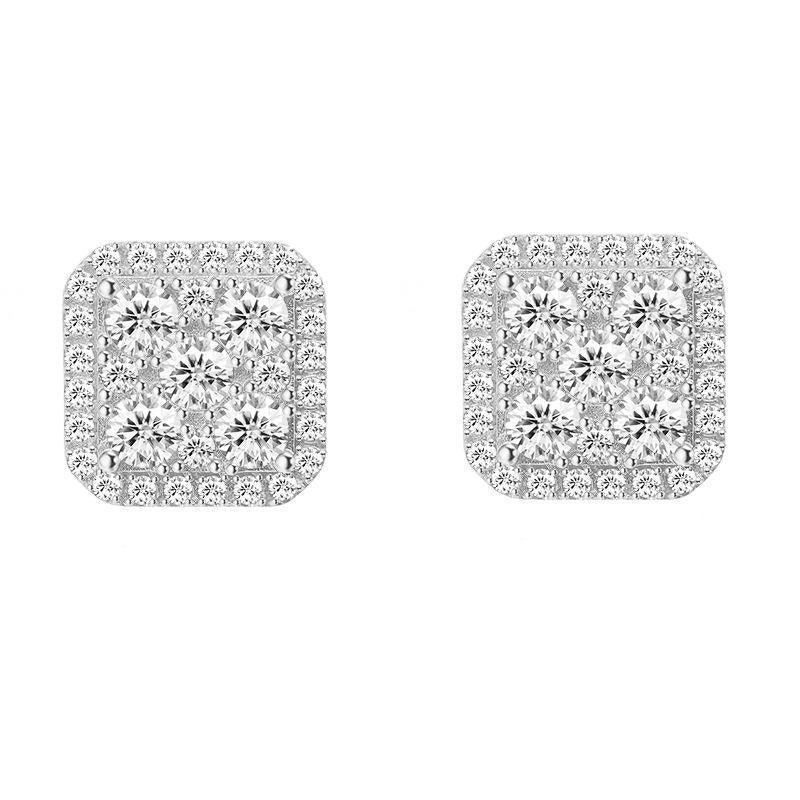 3mm VVS S925 Silver Moissanite Look Stud Earrings - CaratixJewelry