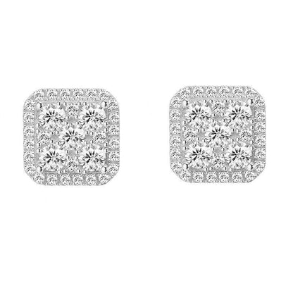 3mm VVS S925 Silver Moissanite Look Stud Earrings - CaratixJewelry