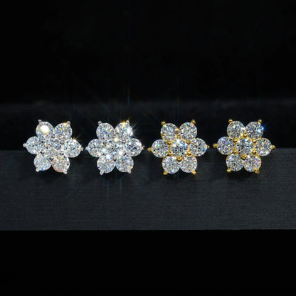 Trendy 3.5mm VVS S925 Silver Moissanite Look Stud Earrings - CaratixJewelry