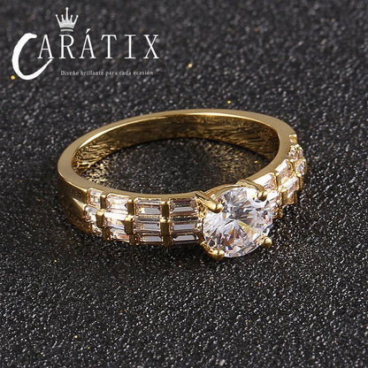 CARÁTIX Full Zircon Hip Hop Ring | Fashion Trend Unisex High Quality Jewelry