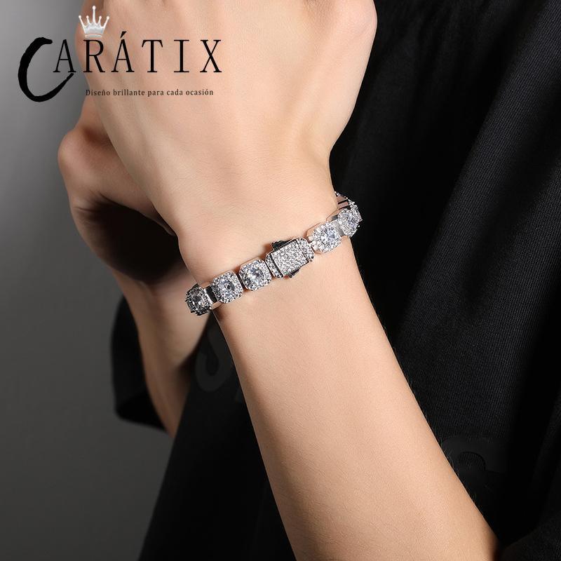 CARÁTIX 10mm Iced Out CZ Tennis Link Chain Bracelet & Necklace - CaratixJewelry