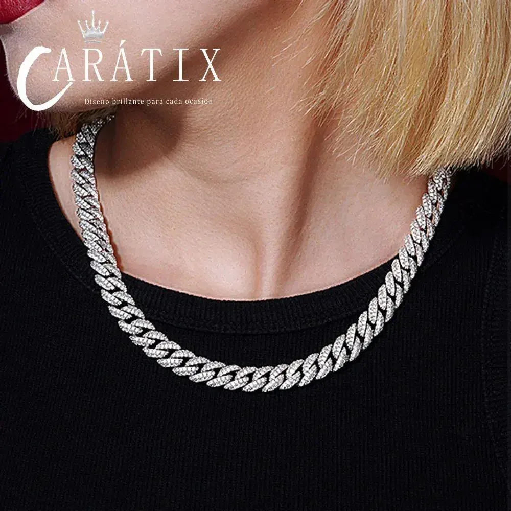 CARÁTIX 10MM Luxury 5A CZ Miami Cuban Necklace - CaratixJewelry