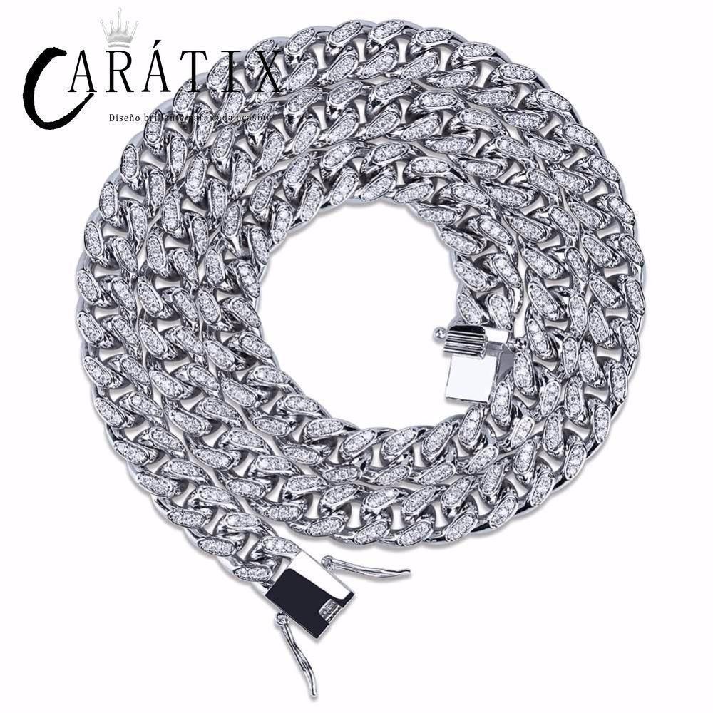 10MM Miami Cuban Chain Necklac - CaratixJewelry