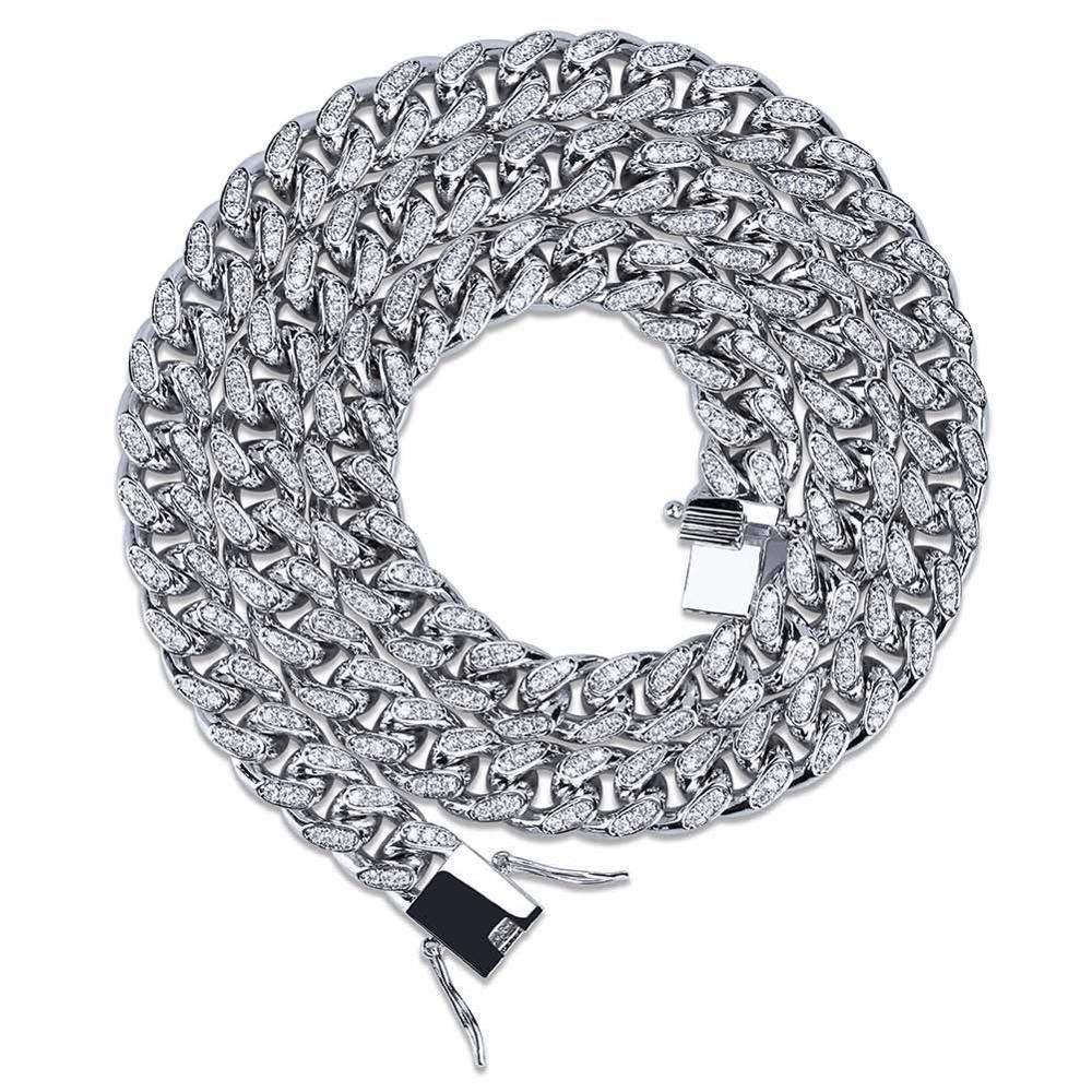 10MM Miami Cuban Chain Necklac - CaratixJewelry
