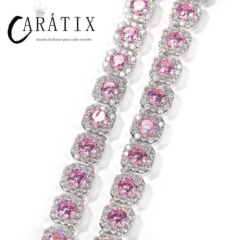 CARÁTIX 12.5mm Iced Out CZ Tennis Link Chain Bracelet & Necklace - CaratixJewelry