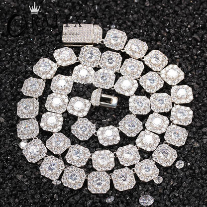 CARÁTIX 12.5mm Iced Out CZ Tennis Link Chain Bracelet & Necklace - CaratixJewelry