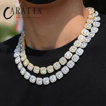 CARÁTIX 12.5mm Iced Out CZ Tennis Link Chain Bracelet & Necklace - CaratixJewelry