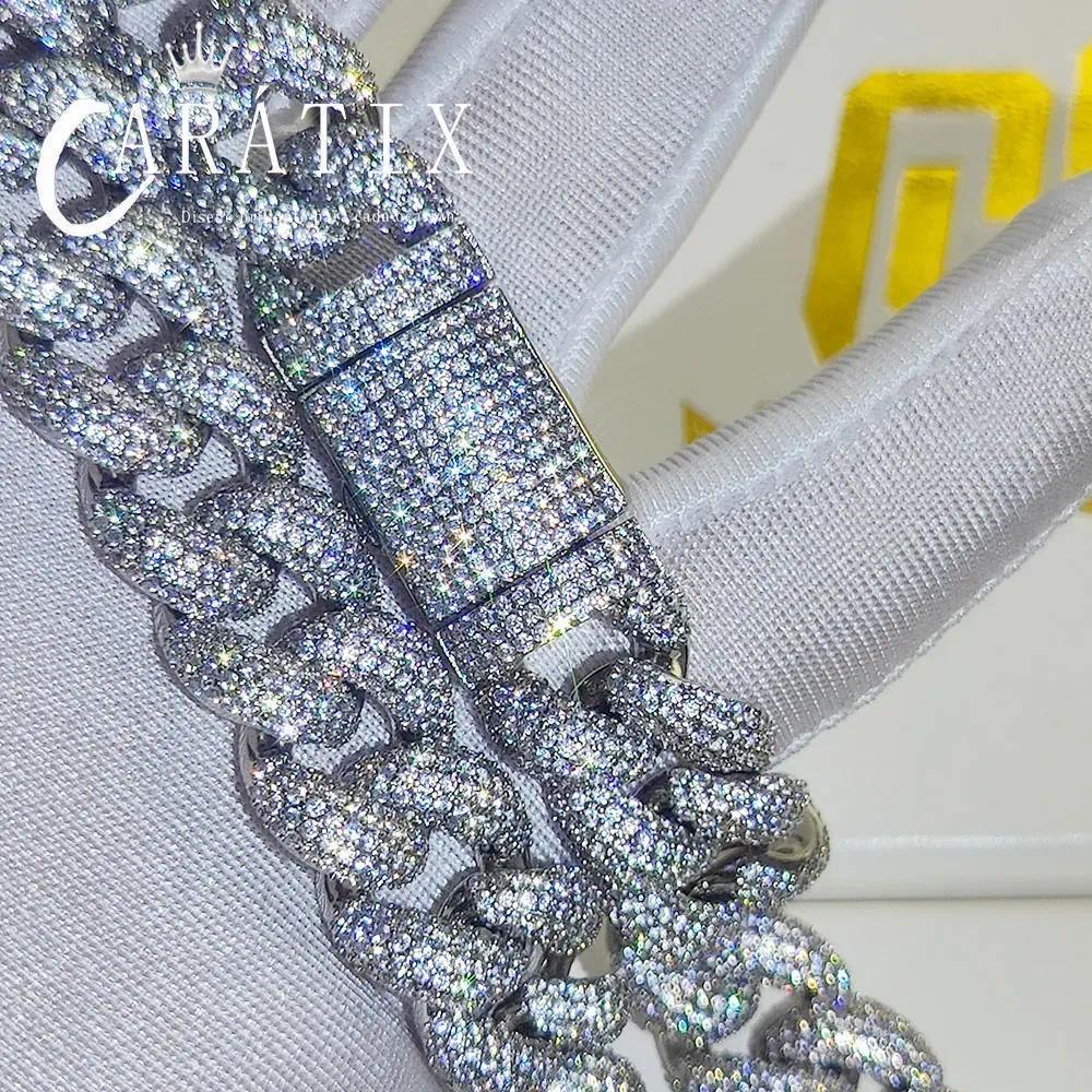 CARÁTIX – 14mm Miami Cuban Chunky Link Chain Necklace | Box Clasp CZ Bling Hip Hop Jewelry for Women - CaratixJewelry