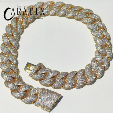CARÁTIX 22MM 6-Row Full Cuban Link Chain - CaratixJewelry