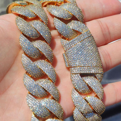 CARÁTIX 22MM 6-Row Full Cuban Link Chain - CaratixJewelry