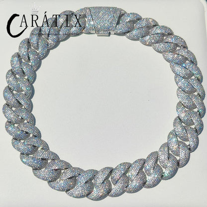 CARÁTIX 22MM 6-Row Full Cuban Link Chain - CaratixJewelry