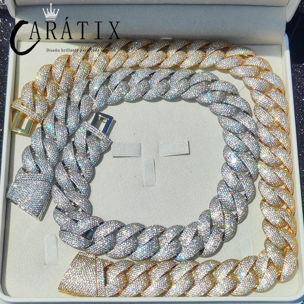 CARÁTIX 22MM 6-Row Full Cuban Link Chain - CaratixJewelry