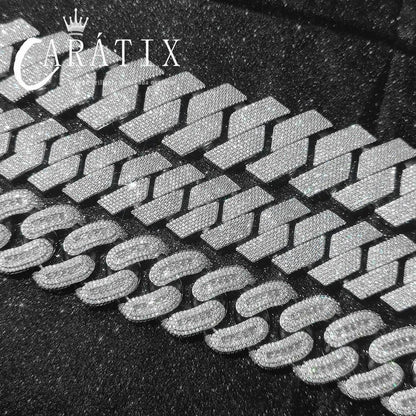 CARÁTIX – 30mm 7-Row Iced Out Miami Cuban Link - CaratixJewelry