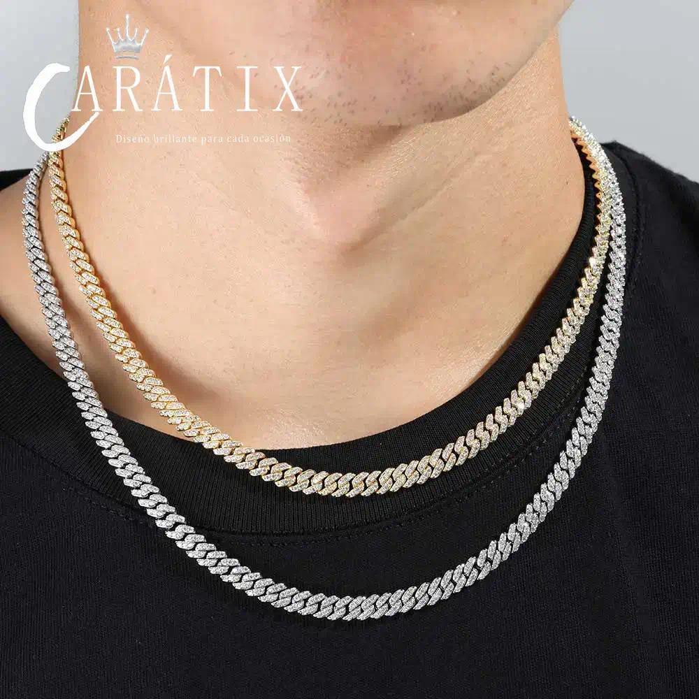 CARÁTIX 6mm Cuban Link Bracelet – Micro-Encrusted Zircon Iced Out Hip Hop Jewelry for Men & Women | Single Row Bling Gift - CaratixJewelry