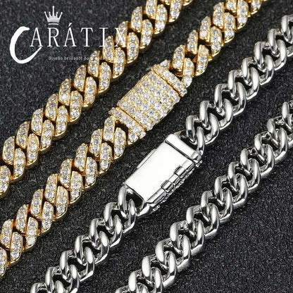CARÁTIX 6mm Cuban Link Bracelet – Micro-Encrusted Zircon Iced Out Hip Hop Jewelry for Men & Women | Single Row Bling Gift - CaratixJewelry