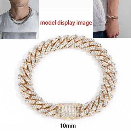 10mm to 20mm – CZ Cuban Link Necklace - CaratixJewelry